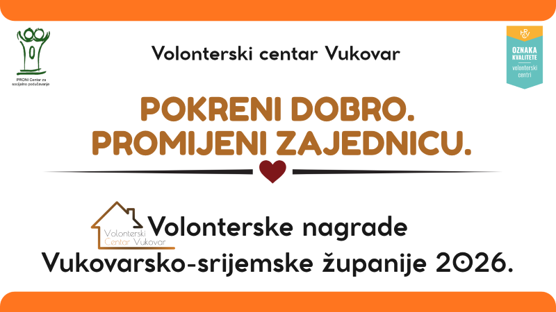 Dodjela volonterskih nagrada 2026