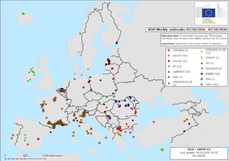 Iz VSŽ pozivaju na obavezno provođenje svih biosigurnosnih mera u cilju suzbijanja afričke svinjske kuge 1 Pojavnost ASK 768x543 1